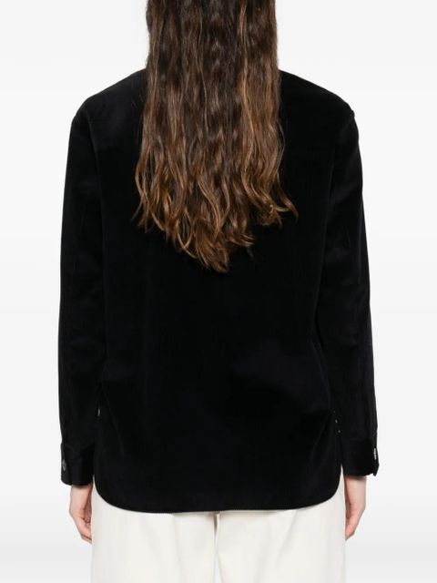 Max Mara buttoned corduroy shirt - Blue