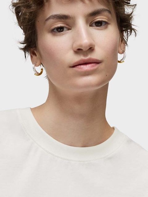 Tous kolczyki ze srebra pokrytego złotem 1950