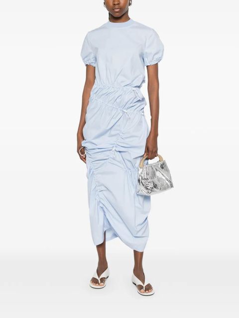 Moschino gathered midi dress - Blue - zdjęcie produktu nr 2