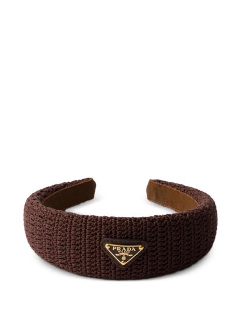 Prada crochet headband - Brown - zdjęcie produktu nr 2