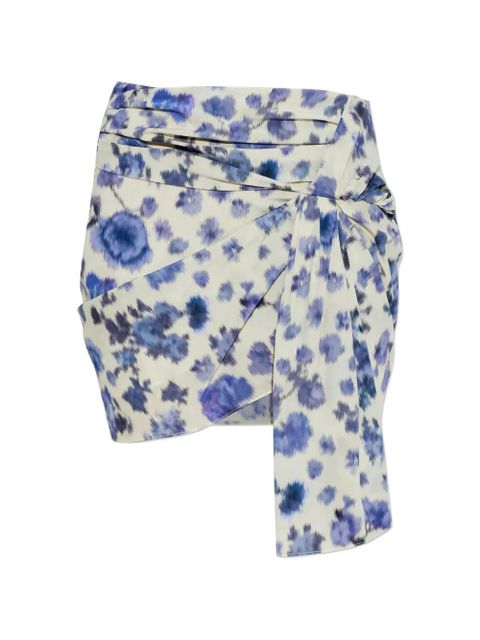 ISABEL MARANT knot-detail mini skirt - Neutrals - zdjęcie produktu nr 1