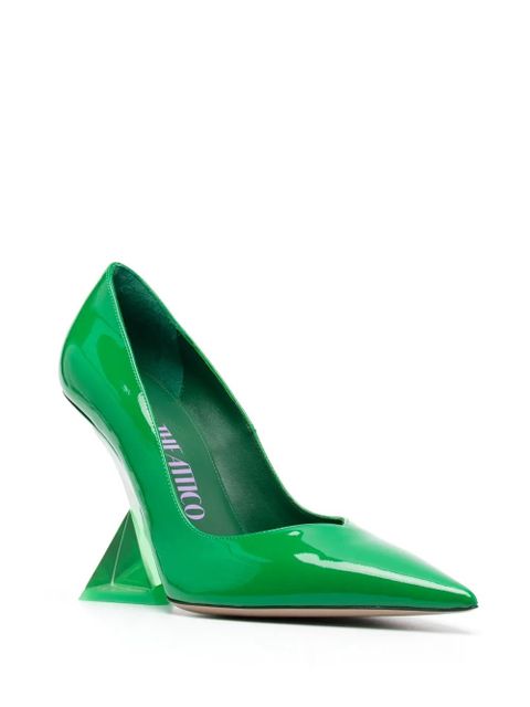 The Attico Cheope 95mm patent pumps - Green - zdjęcie produktu nr 2