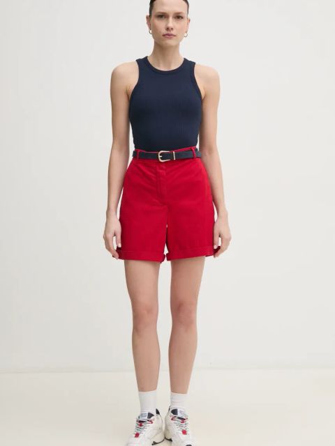 Tommy Hilfiger top damski kolor granatowy WW0WW38635