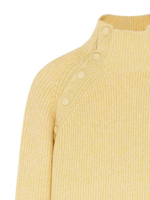 Yves Salomon buttoned sweater - Yellow - zdjęcie produktu nr 2