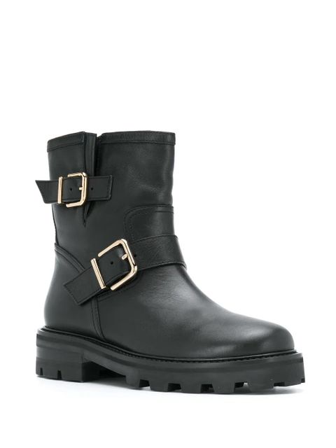 Jimmy Choo Youth buckle biker boots - Black - zdjęcie produktu nr 2