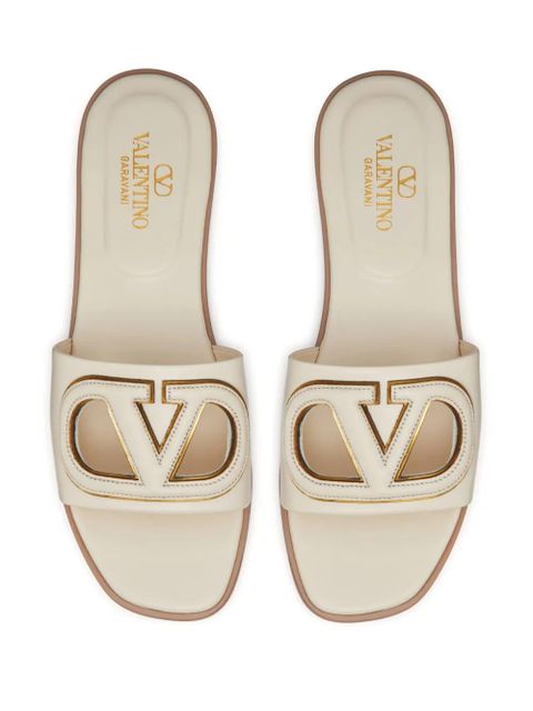 Valentino Garavani VLogo cut-out sandals - White