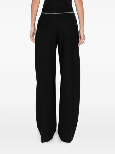 Sportmax pleated-front trousers - Black