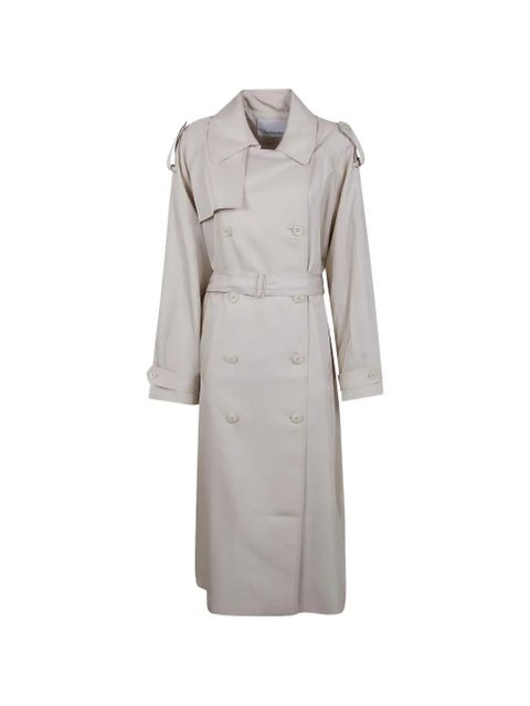 The Frankie Shop double-breasted belted trench coat - Neutrals - zdjęcie produktu nr 1