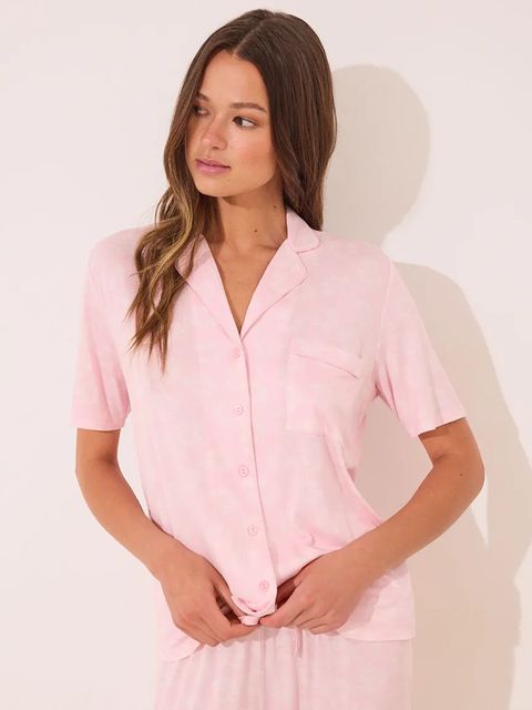 women'secret piżama damska kolor różowy 4752521