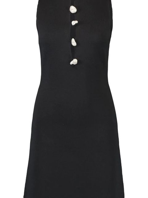 Cult Gaia Doms button-fastenig midi dress - Black - zdjęcie produktu nr 2