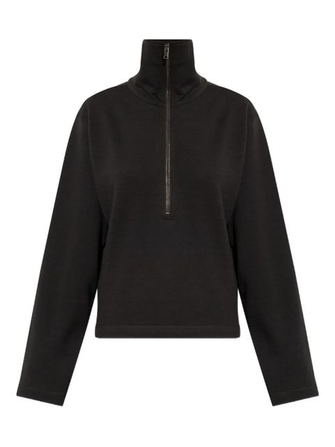 LEMAIRE high-neck zip-up sweatshirt - Black - zdjęcie produktu nr 1