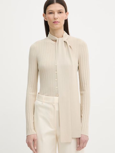 rag & bone longsleeve damski z wiskozy Giana - zdjęcie produktu nr 1