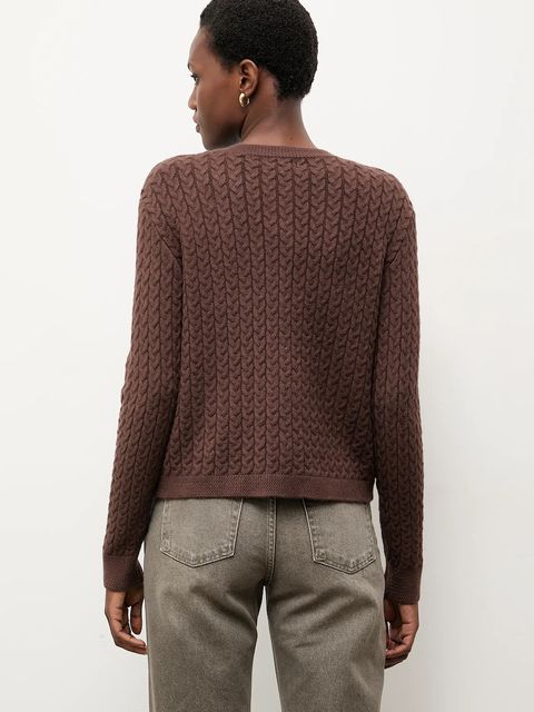 Answear.LAB kardigan damski kolor brązowy