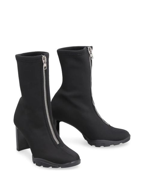 Alexander McQueen zipped-up ankle boots - Black - zdjęcie produktu nr 2