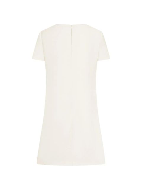 Valentino Garavani bow V-neck mini dress - Neutrals - zdjęcie produktu nr 2