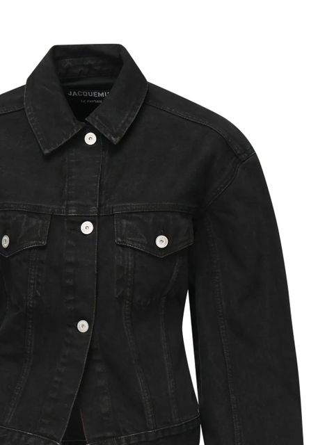 Jacquemus button-fastening denim jacket - Black