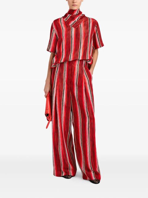 Proenza Schouler Amira printed trousers - Red - zdjęcie produktu nr 2