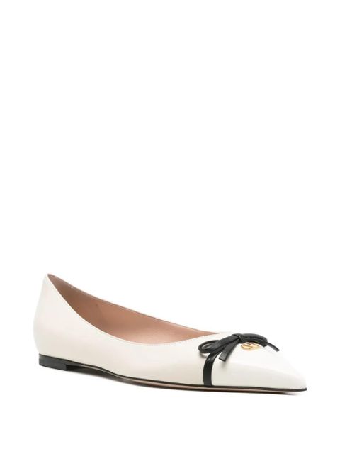 Valentino Garavani Vlogo ballet flats - White
