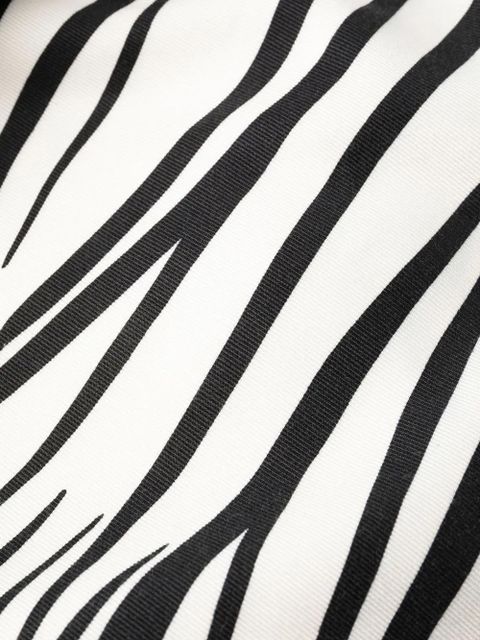 Valentino Garavani zebra-print coat - Black
