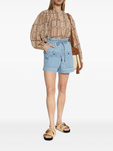 MARANT ÉTOILE Valdina shorts - Blue