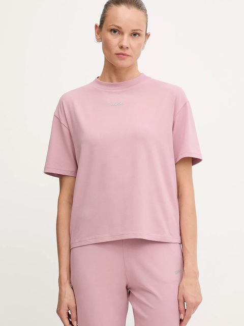 HUGO t-shirt lounge kolor różowy 50490593 - zdjęcie produktu nr 1