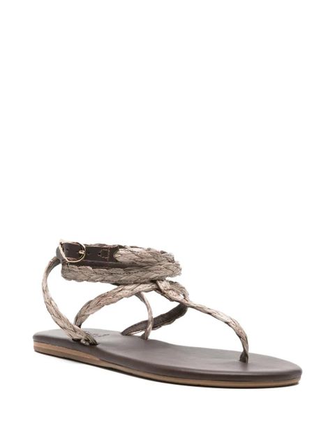 Ancient Greek Sandals Kalamida braided sandals - Neutrals - zdjęcie produktu nr 2