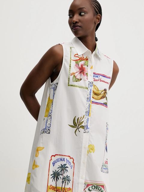 Desigual sukienka bawełniana BARCELONA - zdjęcie produktu nr 2