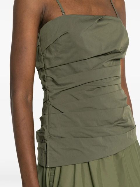 Simkhai gathered top - Green