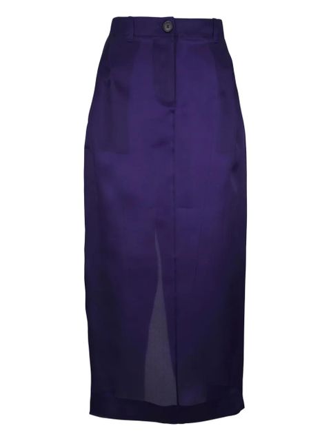 KHAITE Lucian skirt - Purple - zdjęcie produktu nr 1