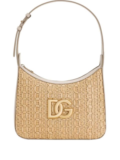 Dolce & Gabbana rafia crochet shoulder bag - Neutrals - zdjęcie produktu nr 1