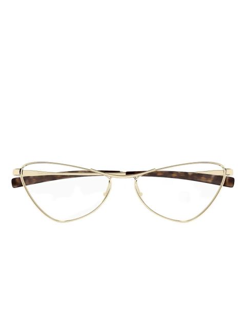 Saint Laurent Eyewear cat-eye glasses - Gold