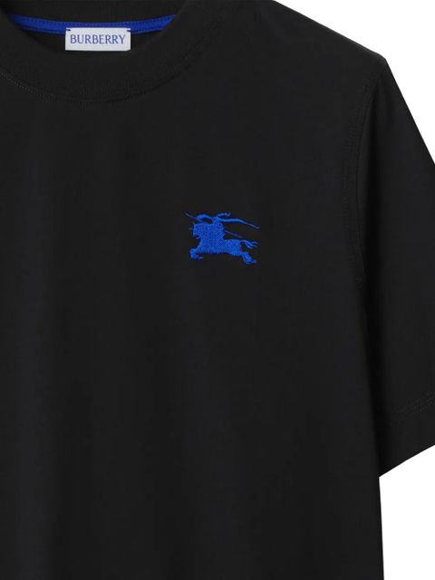 Burberry Equestrian Knight-embroidered cotton T-shirt - Black