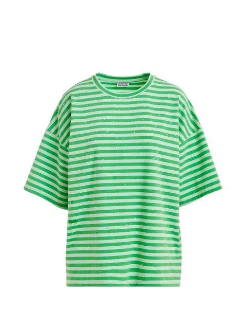 Essentiel Antwerp Joste round-neck striped T-shirt - Green - zdjęcie produktu nr 1