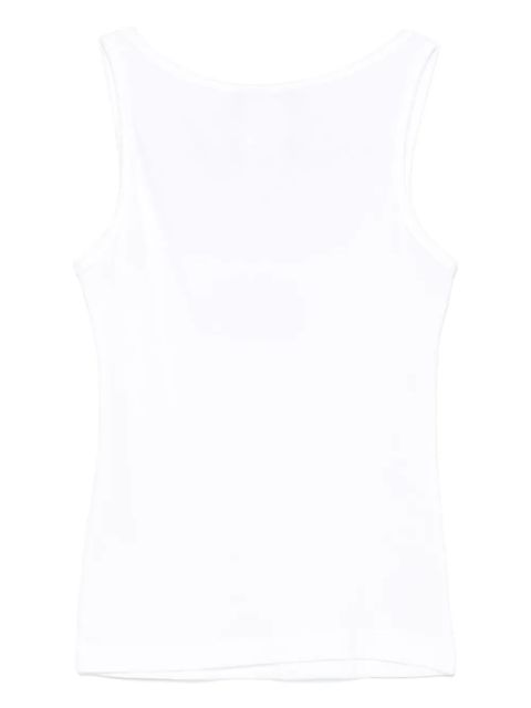 Versace logo-patch tank top - White - zdjęcie produktu nr 2