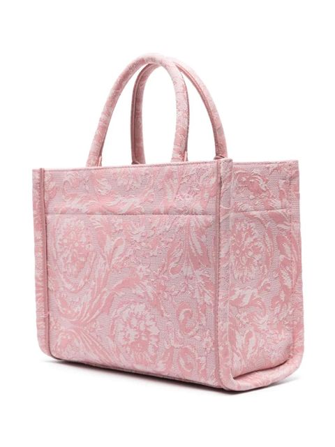 Versace small Barocco Athena tote bag - Pink