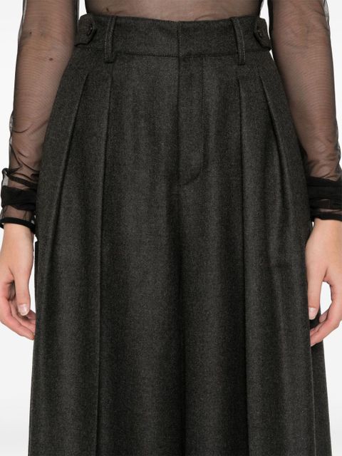 Saint Laurent pleated trousers - Grey