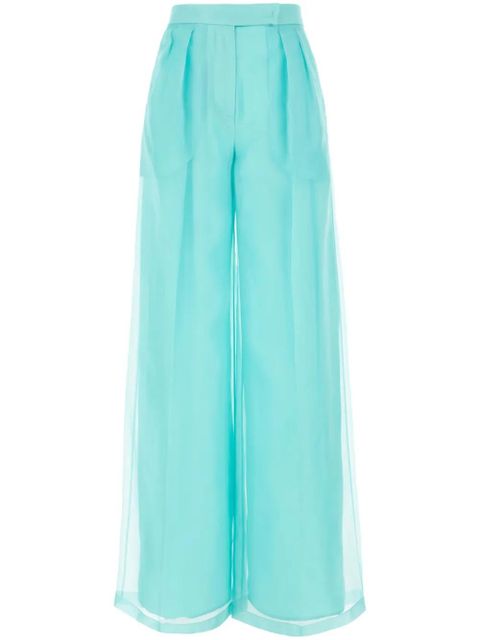Max Mara wide-leg trousers - Blue - zdjęcie produktu nr 1