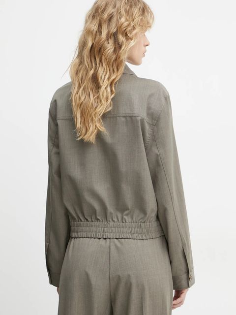 Samsoe Samsoe kurtka z domieszką wełny SAESMELLA