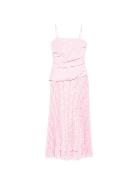 Simkhai Annalise lace midi dress - Pink - zdjęcie produktu nr 1