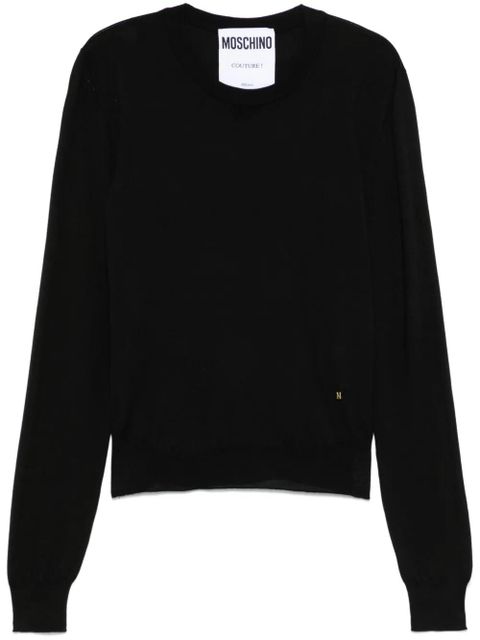 Moschino fine-knit sweater - Black - zdjęcie produktu nr 1
