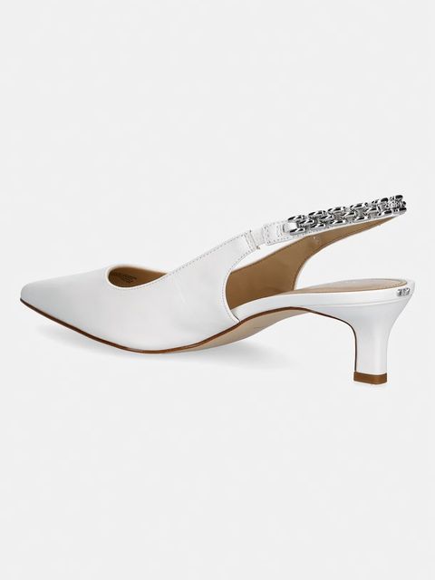 MICHAEL Michael Kors szpilki skórzane Marcia Kitten Sling Pump - zdjęcie produktu nr 2