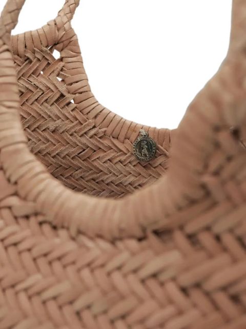 DRAGON DIFFUSION big Nantucket woven-leather tote bag - Neutrals