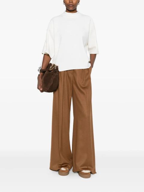 Max Mara Borneo pleated trousers - Brown - zdjęcie produktu nr 2
