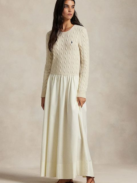 Polo Ralph Lauren sukienka z dodatkiem wełny - zdjęcie produktu nr 1