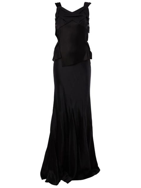 Maison Margiela open back evening dress - Black - zdjęcie produktu nr 1