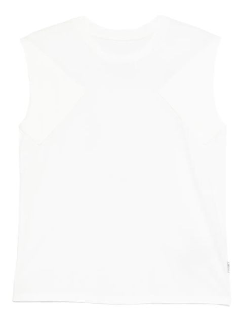 MM6 Maison Margiela padded sleeveless top - White - zdjęcie produktu nr 1