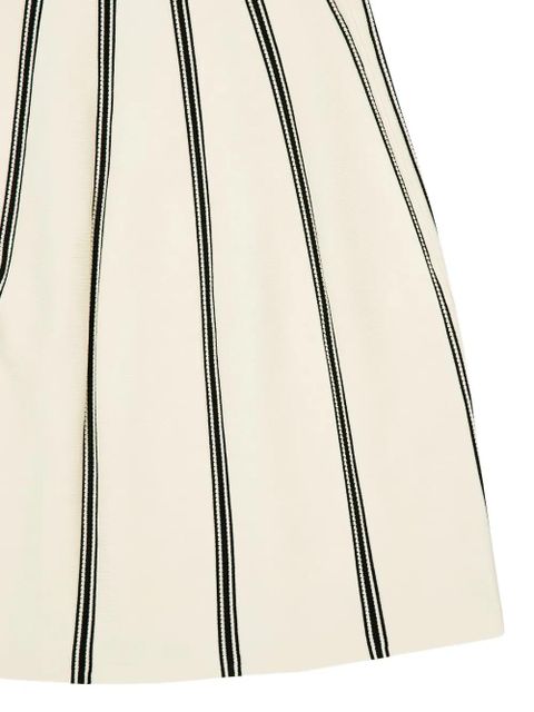 ZIMMERMANN striped-pattern midi skirt - Neutrals