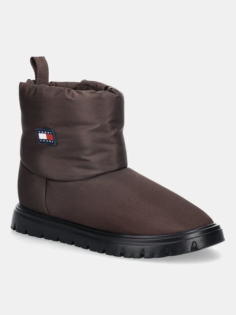 Tommy Jeans śniegowce TJW SNOW BOOT kolor brązowy EN0EN02823 - zdjęcie produktu nr 1