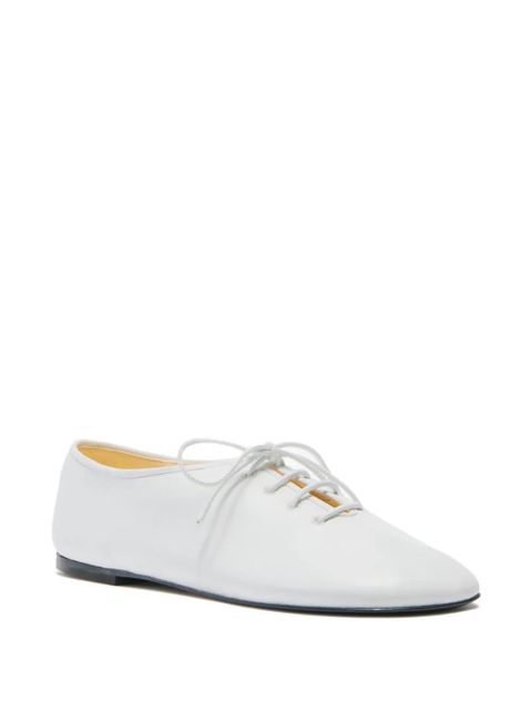 Proenza Schouler Glove lace-up ballet flats - White - zdjęcie produktu nr 2