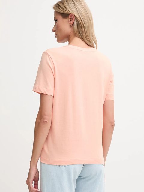 Calvin Klein Jeans t-shirt bawełniany 2-pack damski kolor pomarańczowy LV047C906G